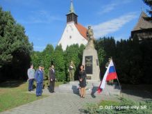 Spomienkov stretnutie v meste Slia pri prleitosti 78. vroia Slovenskho nrodnho povstania
