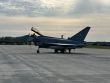 Lietadlá Eurofighter Typhoon na leteckej základni Kuchyňa